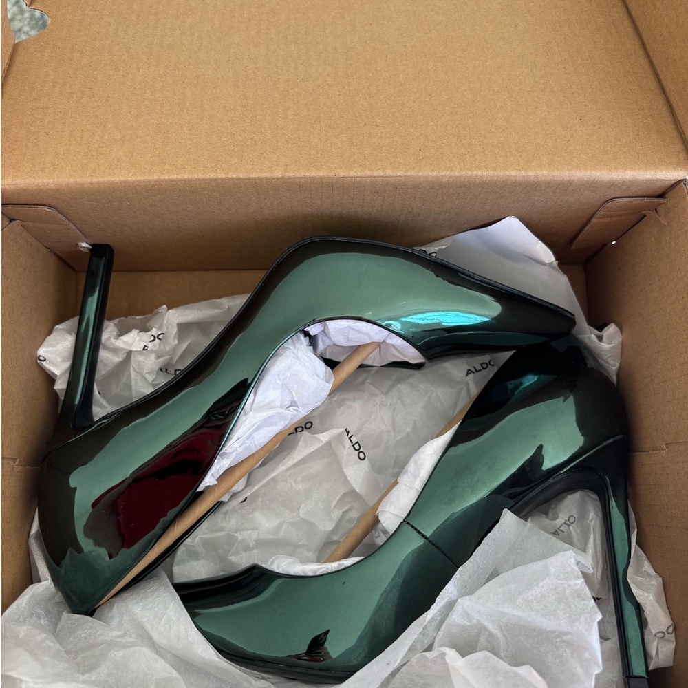 Aldo Green Stiletto Heels